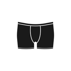 Men underwear icon. Vector illustration, flat design.