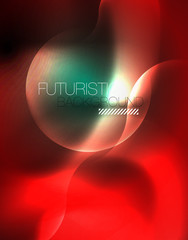 Neon lights vector abstract background