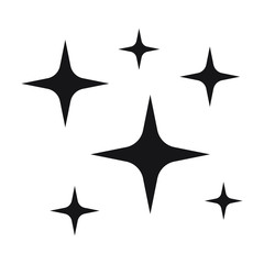 Shine icon, Clean star icon