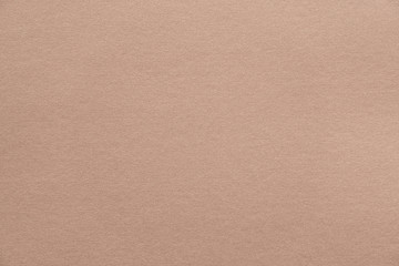 Abstract beige glossy paper texture background or backdrop. light brown cardboard or shiny paperboard for decorative design element. Simple grainy textured surface for journal template presentation