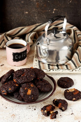 Homemade Chocolate Caramel Cookies