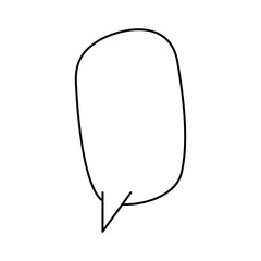 speech bubble with white background
