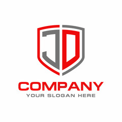 JD initial Logo Design Vector