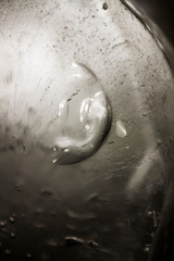 Photo light passes through chunks of ice