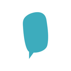 speech bubble with white background