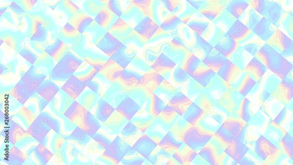 Poster Abstract geometric futuristic background. Looping footage.