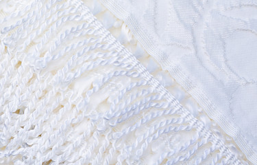 white fringe texture