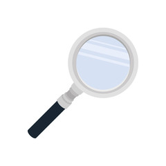 magnifying glass with white background