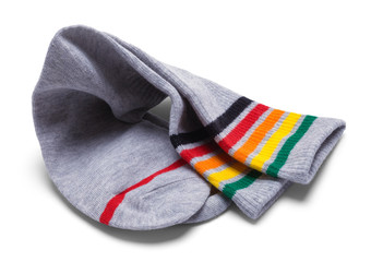 Grey Stripped Socks