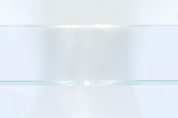Template with a transparent stand on a light background to place the object