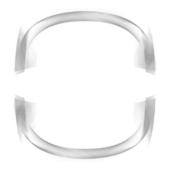 Grey border on a white