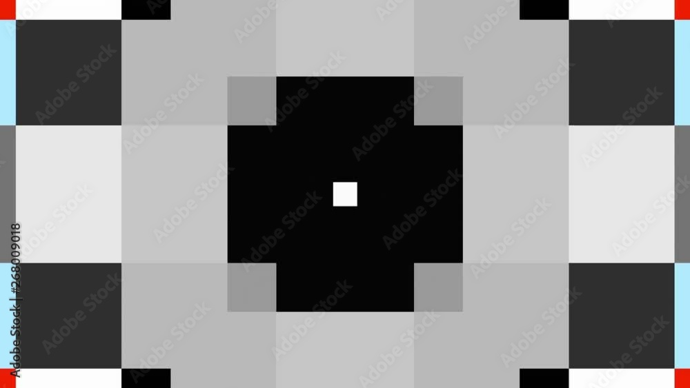 Aufkleber moving and transforming abstract geometric footage. looping video.