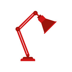 office lamp on white background