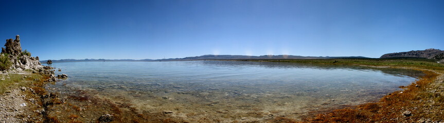 Tufa's at Mono Lake in Inyo National Forest in Sierra Nevada Mountains East of Yosemite National Park 