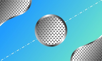 Fresh Gradient Silver Metallic Background Modern