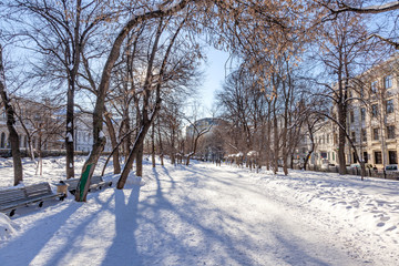 Moscow. Gogolevsky Boulevard