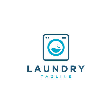 Laundry Vector Logo Design