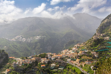 Fototapeta premium the village of Ravello, on the Amalfi Coast, Italy