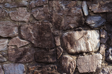 Antique natural stonewall, background and texture,