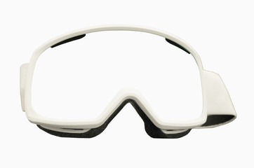 Skier glasses for design isolated on the white background