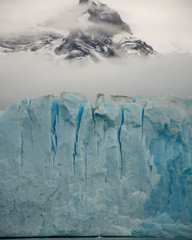 Fototapeta na wymiar View of Glacier in Los Glaciares National Park in Argentina