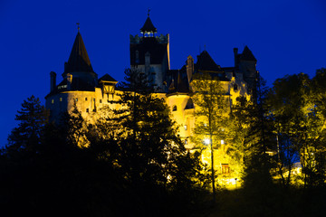 Fototapeta na wymiar Bran castle, Brasov, Romania