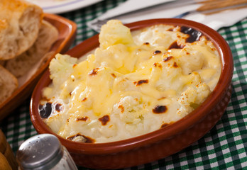 Cauliflower and cheese casserole