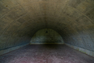 Fototapeta na wymiar Bomb shelter interior