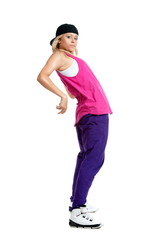 Naklejka premium beautiful girl