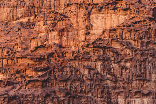 brown rock formation
