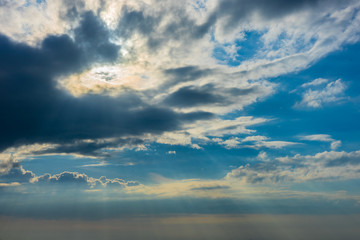 Naklejka na ściany i meble Wolkenstimmung