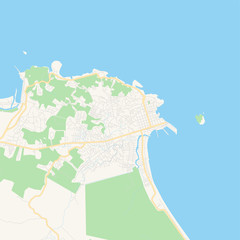 Empty vector map of Limón, Costa Rica