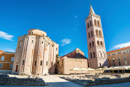 Church of St Donatus and Roman Forum in Zadar (Croatia)
