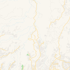 Empty vector map of Chinautla, Guatemala