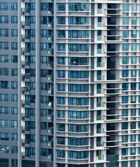 Apartment buildings in Singapore. Background