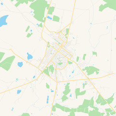 Empty vector map of Florida, Camagüey, Cuba