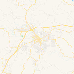 Empty vector map of San Cristóbal, Dominican Republic