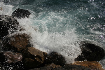 Ligurian sea, Cinque Terre (Five Lands) Seaside, Italy