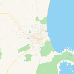 Empty vector map of Granada, Nicaragua
