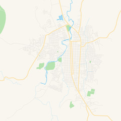 Empty vector map of Esteli, Nicaragua