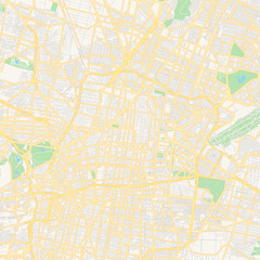 Empty vector map of Mexico City, Mexico