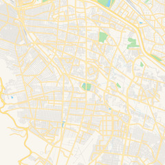 Empty vector map of Juárez, Chihuahua, Mexico