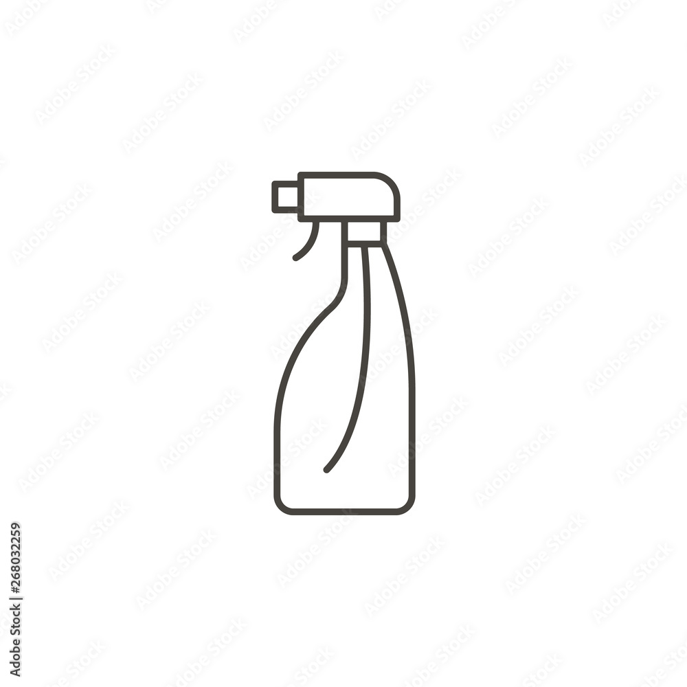 Poster cleaning surfaces, cleaning tables vector icon. simple element illustration from ui concept.