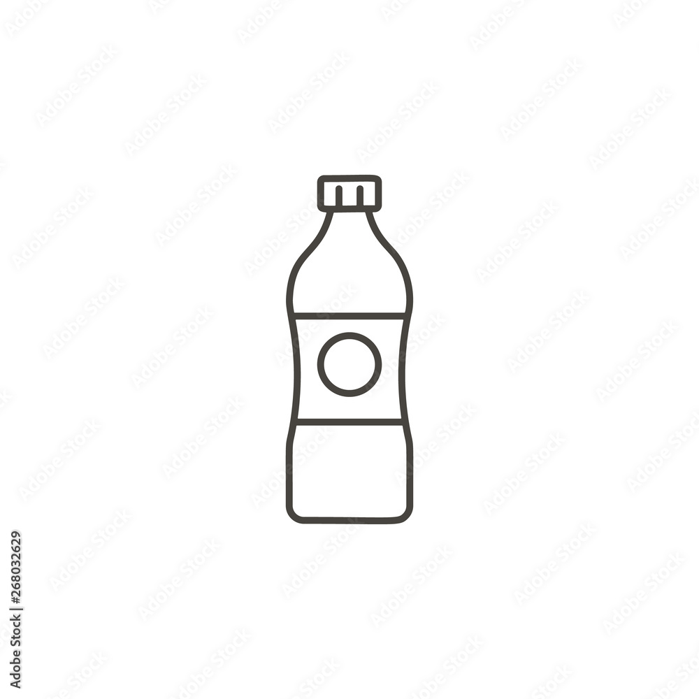 Poster chemicals, cleaning bottles vector icon. simple element illustration from ui concept.