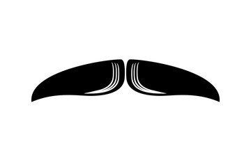 Chevron Moustache Icon Vector