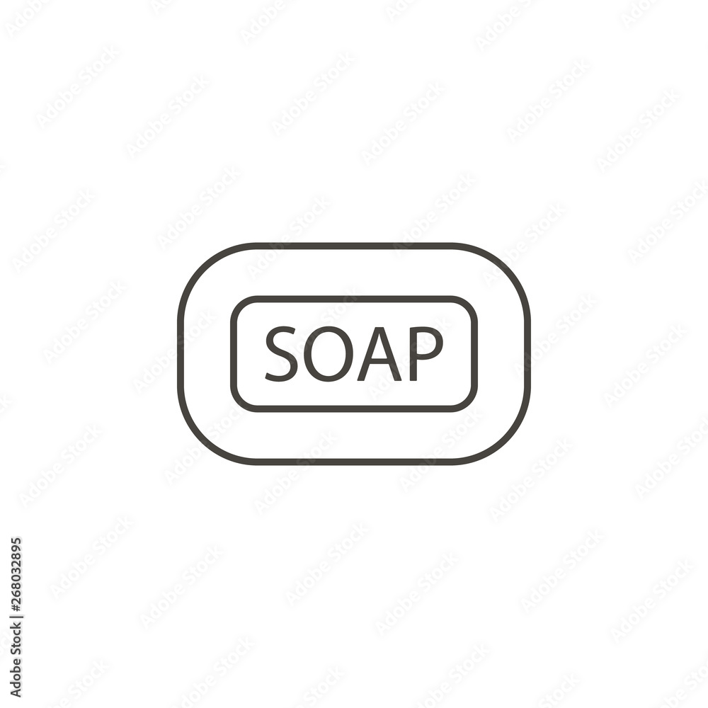Poster soap vector icon. simple element illustration from ui concept.