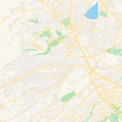 Empty vector map of Naucalpan, Mexico