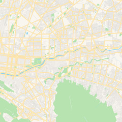 Empty vector map of Guadalupe, Nuevo León, Mexico
