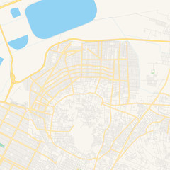 Empty vector map of Chimalhuacán, Mexico