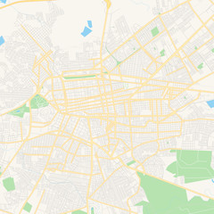 Empty vector map of Durango, Mexico